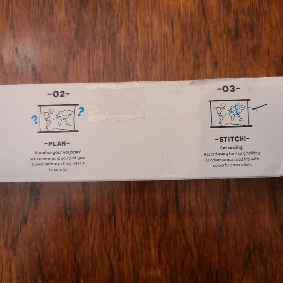 Cross Stitch Map Record Your Travels Around the World In Thread by SuckUK - Picture 8 of 11